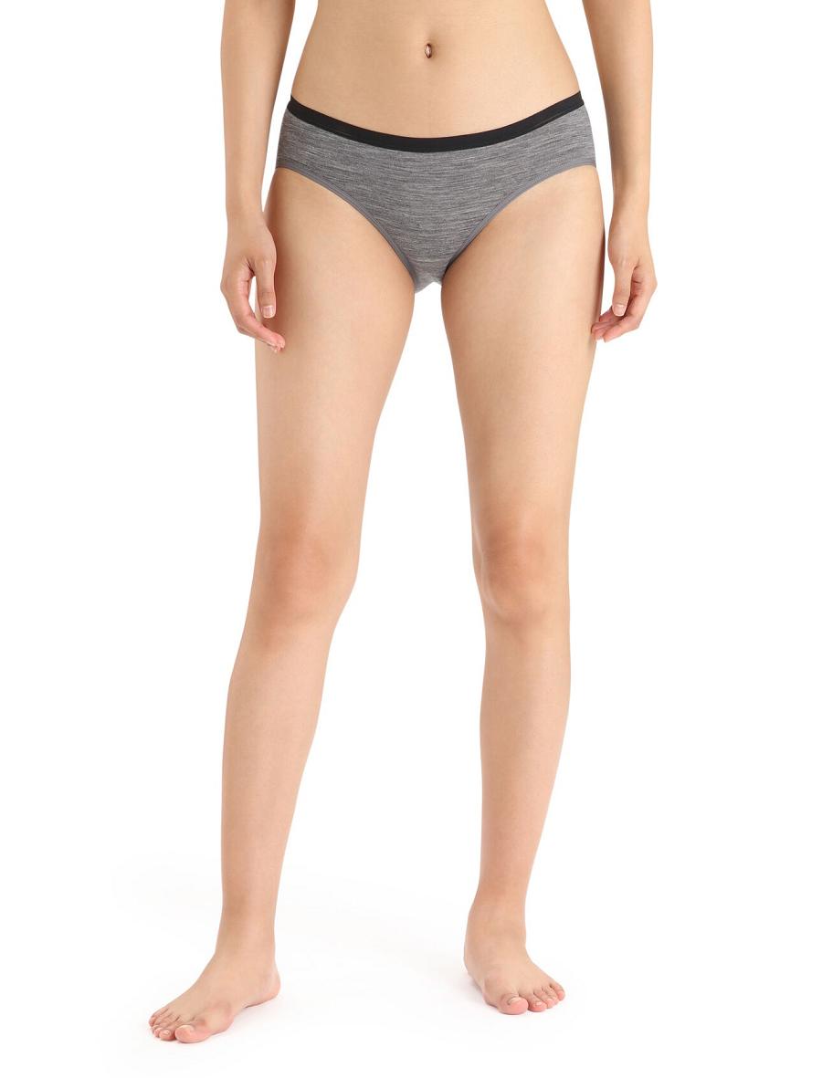 Icebreaker Merino Siren Hipkini Briefs Naisten Alusvaatteet Harmaat | FI 1728RVDW